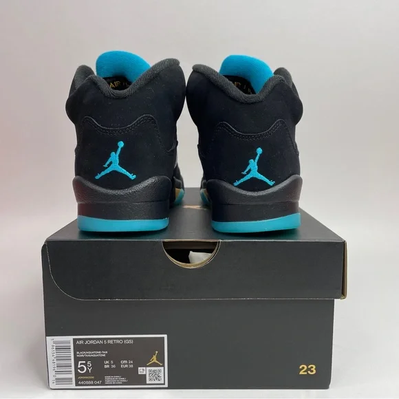 Nike Air Jordan 5 Retro GS “Aqua” 2023 - Picture 4 of 4